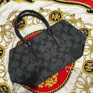 Coach Black and Gray Tote Bag